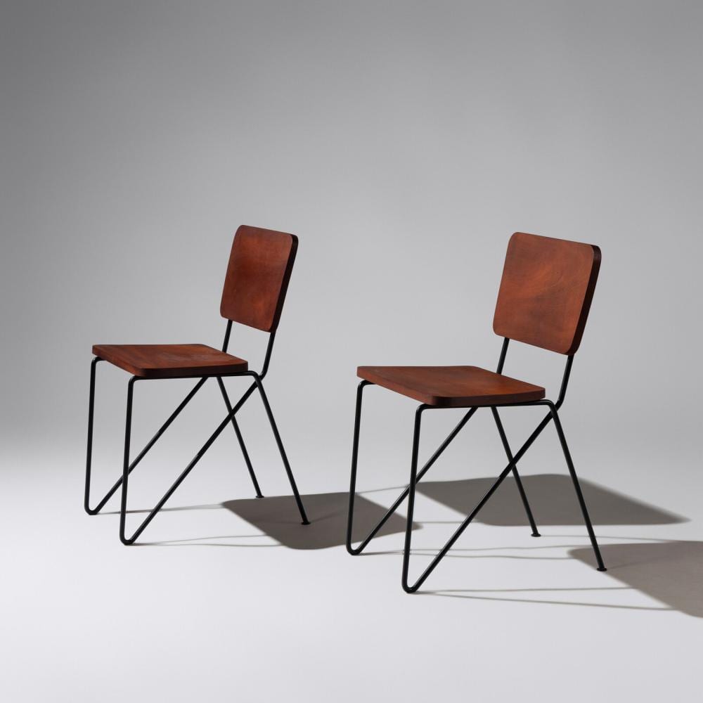 Luther Conover comparable auction result: luther conover american 1913 1993 pair of chairs for pacifica