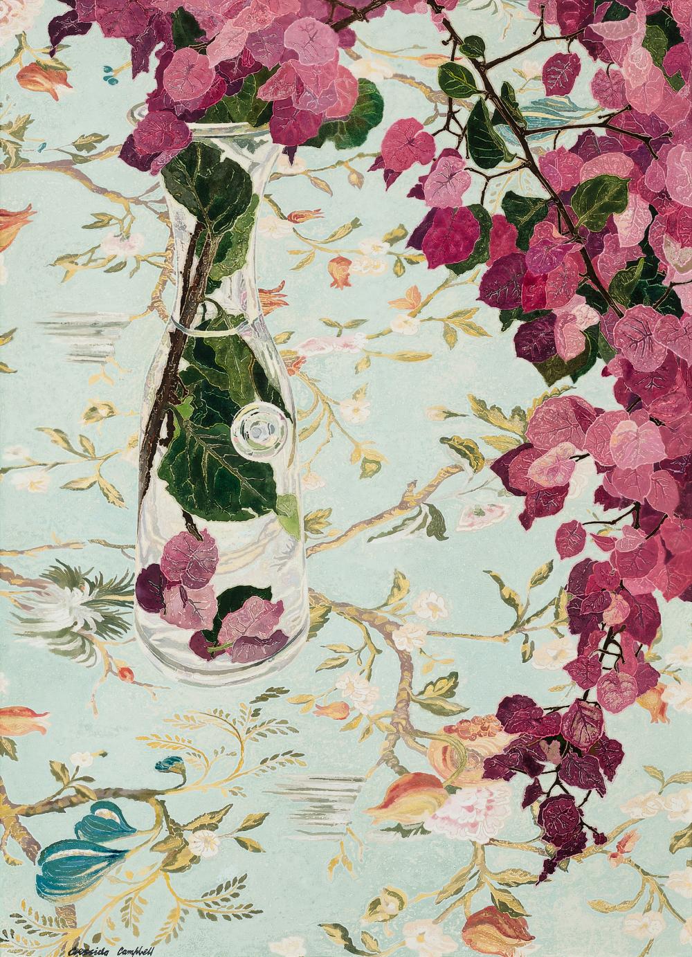 Cressida Campbell comparable auction result: cressida campbell bougainvillea 2003