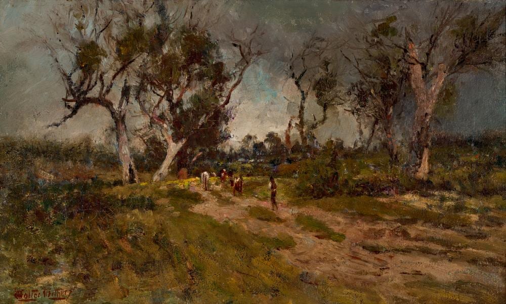 Walter Withers comparable auction result: walter withers a coming storm c 1898