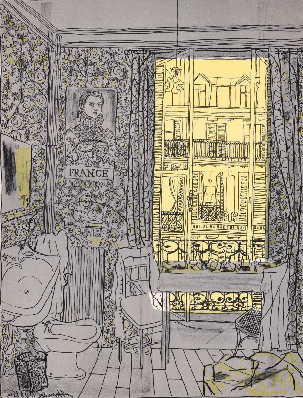 Alexander Dobkin comparable auction result: alexander dobkin s n lithograph