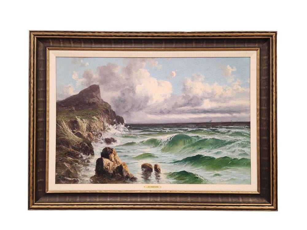 Giovanni (1864) Califano comparable auction result: john califano 1863 1946 cliffs at the isle of wight