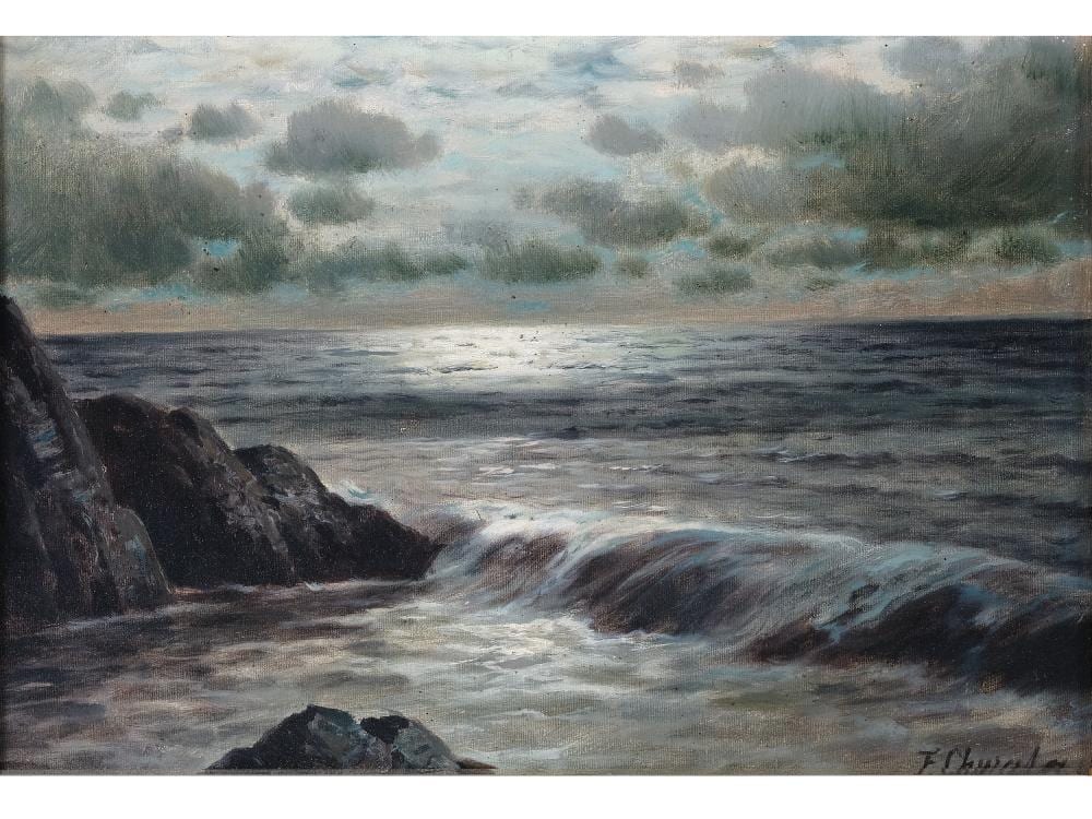 Fritz Chwala comparable auction result: fritz chwala coastal landscape