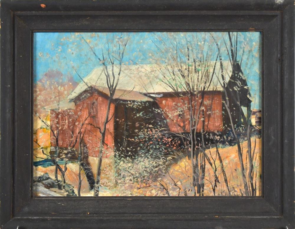 Hermann Dudley Murphy comparable auction result: hermann dudley murphy oil new england mill