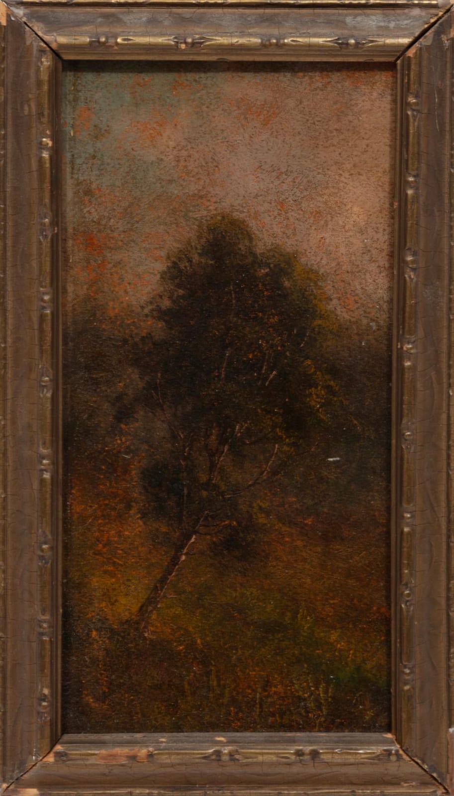 John Frederick Kensett comparable auction result: john frederick kensett american new york 1816 1872 tree on a hillside oil on board