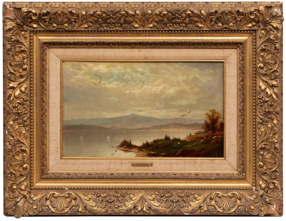John William Casilear comparable auction result: john william casilear american new york 1811 1893 view of lake george oil on canvas