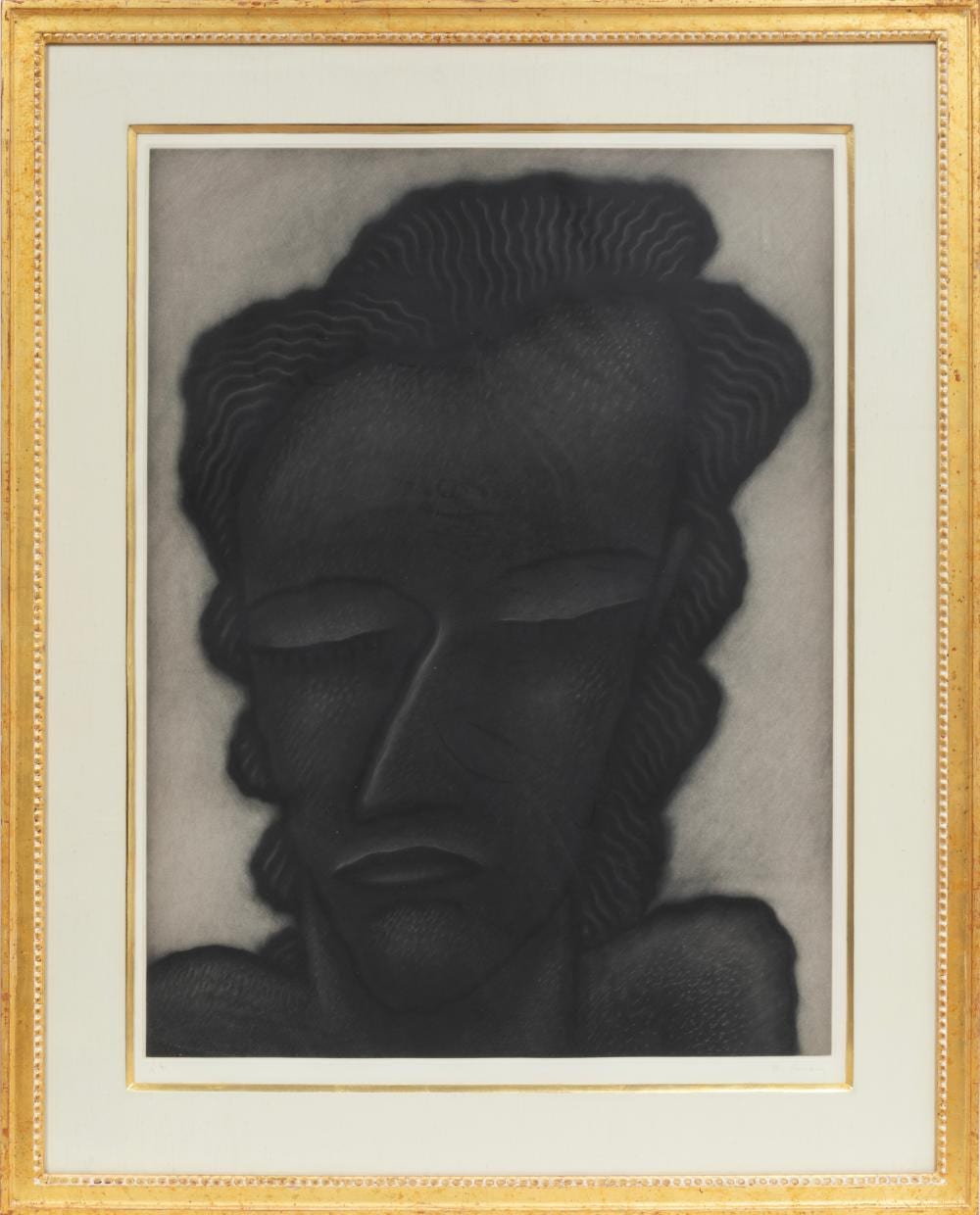 robert gordy american louisiana 1933 1986 female head aquatint · Neal Auction Company · 2025-11-21 Robert Gordy comparable auction result: robert gordy american louisiana 1933 1986 female head aquatint