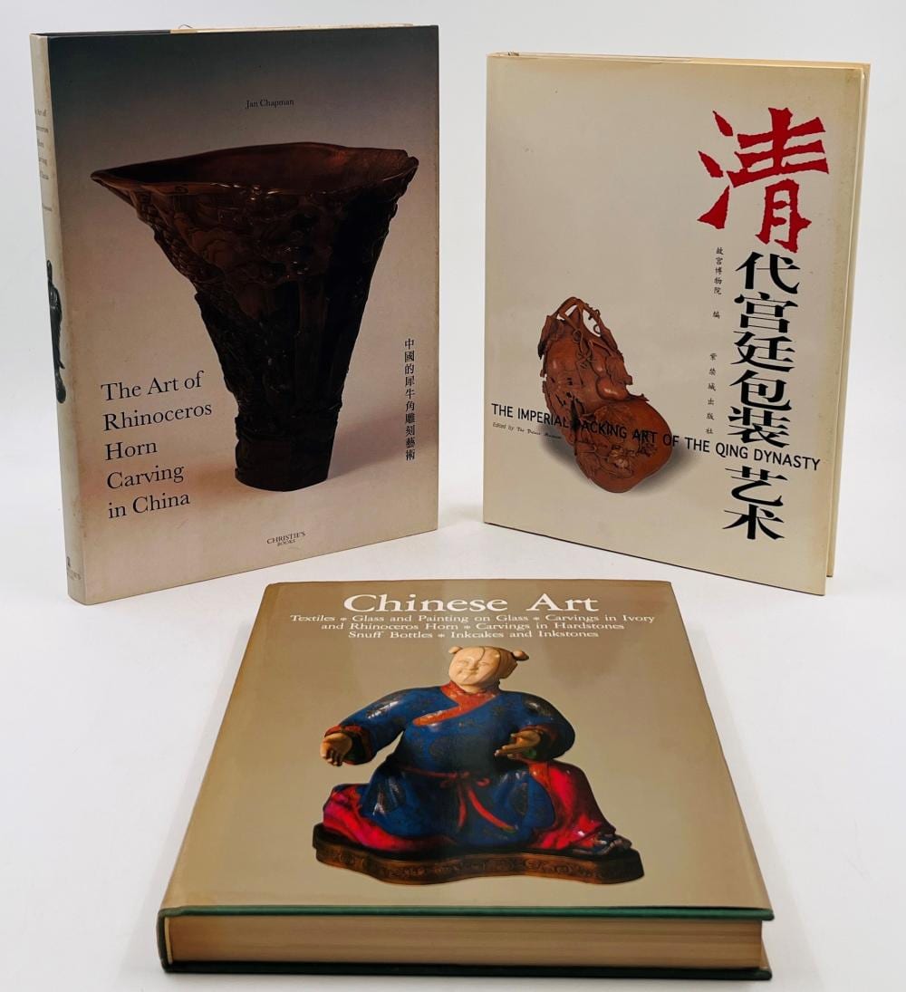 chapman j the art of rhinoceros horn carving in china · Bubb > Kuyper: Auctioneers of Books, Fine Arts & Manuscripts · 2025-11-25 Chapman (1871) comparable auction result: chapman j the art of rhinoceros horn carving in china