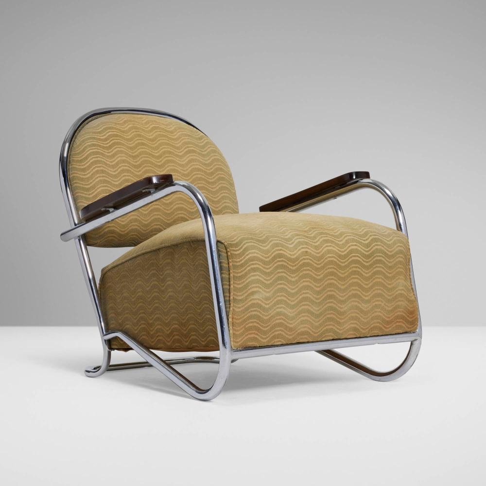 Kem Weber comparable auction result: kem weber lounge chair