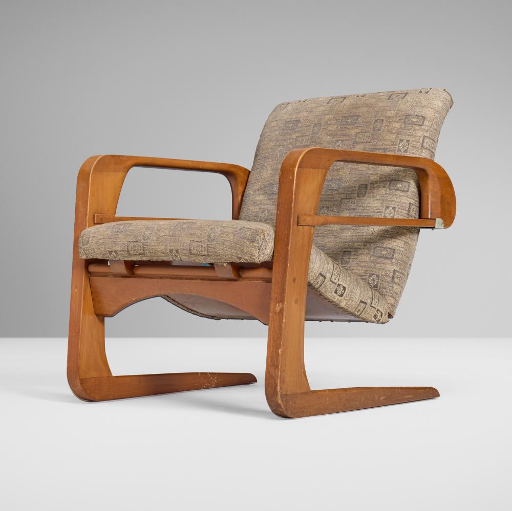 Kem Weber comparable auction result: kem weber airline lounge chair