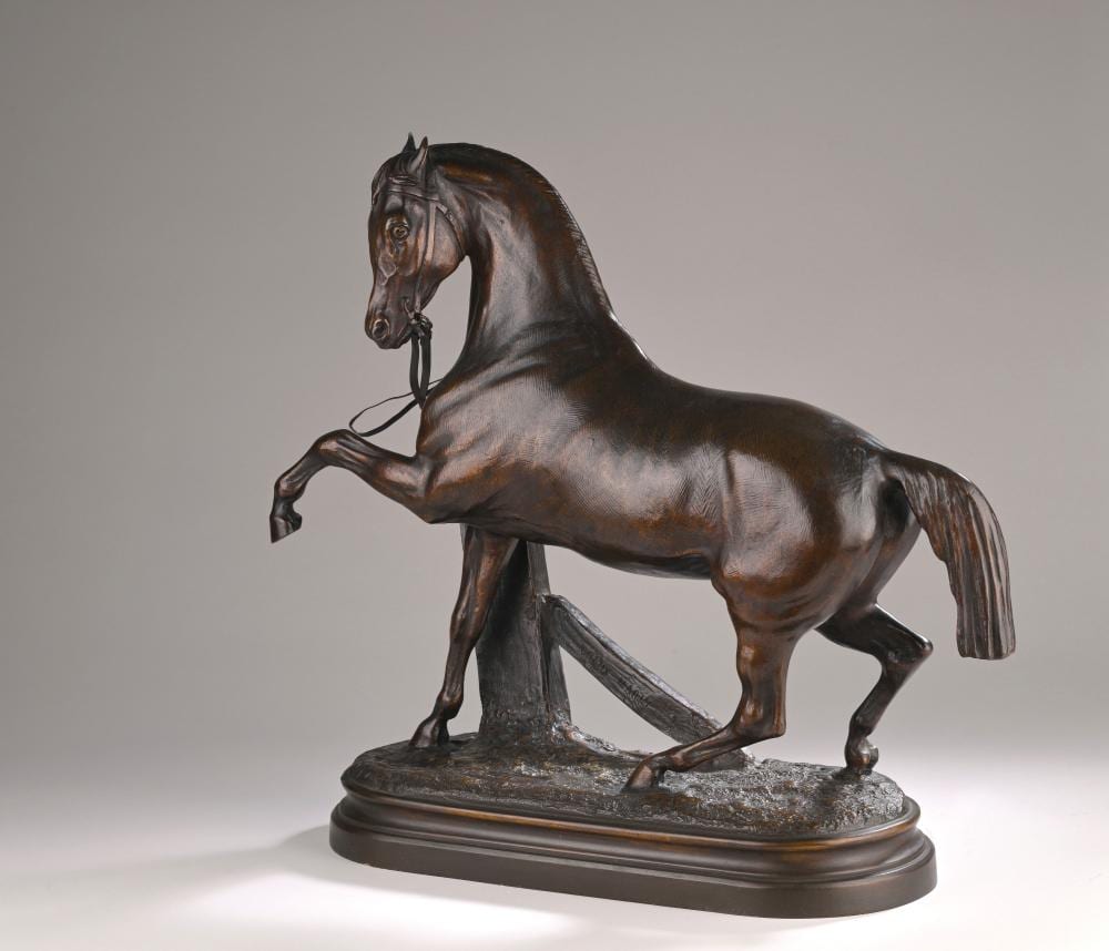 Pierre Lenordez comparable auction result: pierre lenordez 1815 1892 cheval l attache