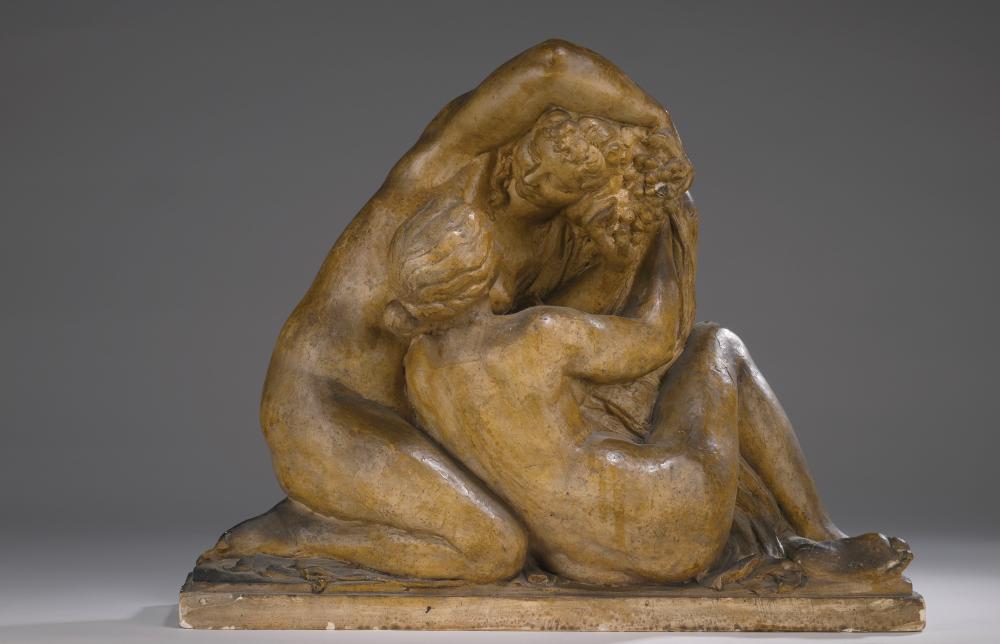 Richard Guino comparable auction result: richard guino 1890 1973 jeunes filles jouant ou deux bacchantes aux raisins