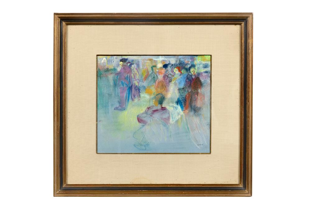 Farid Aouad comparable auction result: farid aouad 1924 1982 sans titre 1964 pastel sign en bas droite