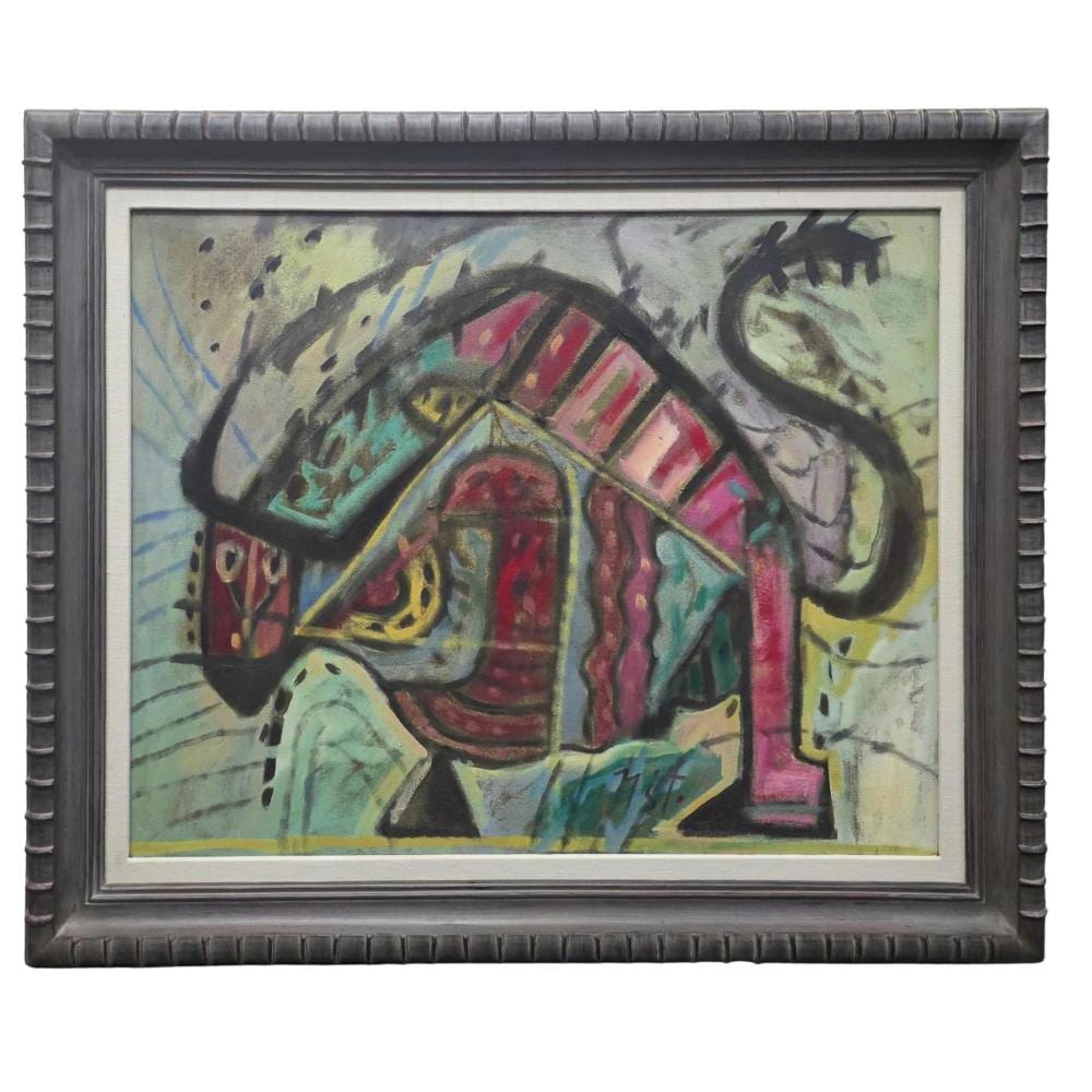 Rodolfo Nieto comparable auction result: rodolfo nieto mexico 1936 1985 oil on canvas painting