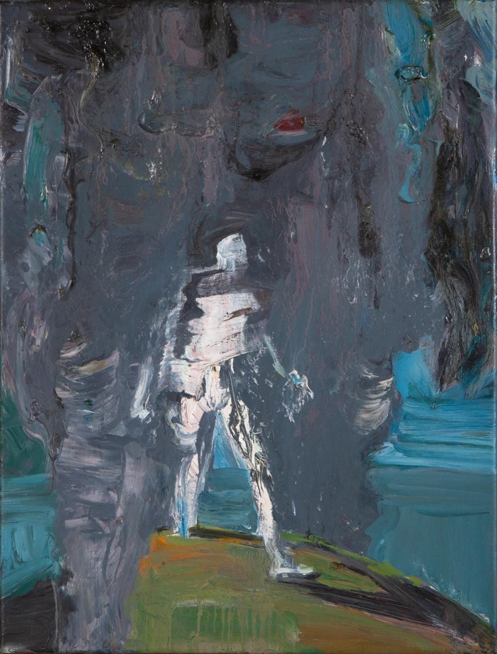Euan MacLeod comparable auction result: euan macleod smokey figure oil on canvas