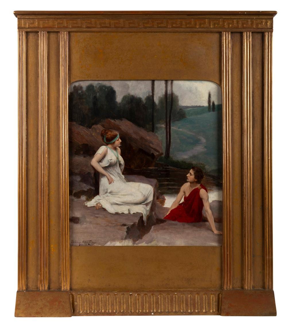 abraham abbey altson 1866 1949 lovers in a grecian setting oil on board signed lower left abbey alston 33 x 30 5cm 60 x 51cm overall · Leski Auctions Pty Ltd · 2025-11-30 Abraham van Kalraet comparable auction result: abraham abbey altson 1866 1949 lovers in a grecian setting oil on board signed lower left abbey alston 33 x 30 5cm 60 x 51cm overall