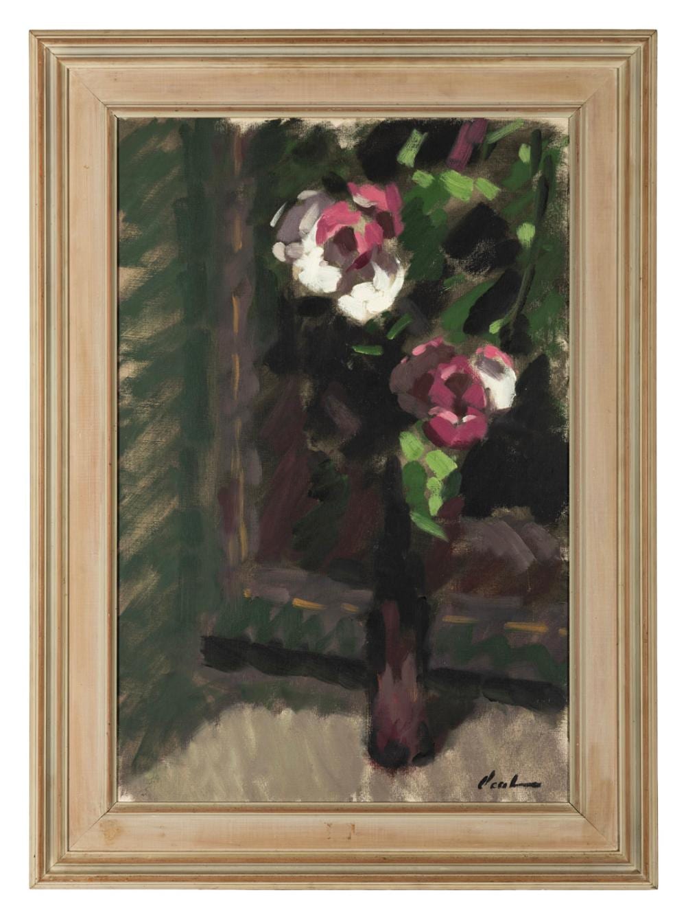 Colin Colahan comparable auction result: colin colahan 1897 1987 untitled floral still life oil on canvas signed lower right colahan 76 x 50cm 95 x 69cm overall
