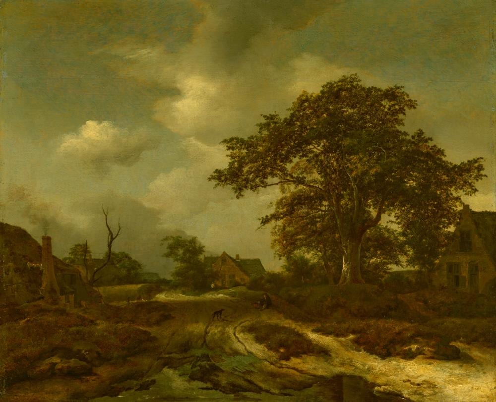 Jacob van Ruisdael comparable auction result: jacob van ruisdael haarlem 1628 9 1682 amsterdam a wooded landscape with
