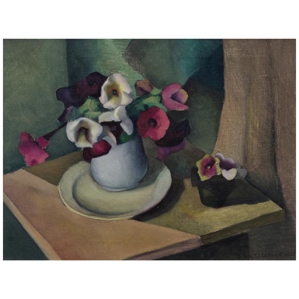 Blanche Lazzell comparable auction result: blanche lazzell 1878 1956 floral still life 18 1 4 x 24 in 46 4 x 61 cm painted in 1928