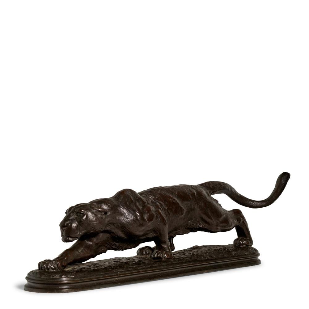 Alexander Phimister Proctor comparable auction result: alexander phimister proctor 1860 1950 stalking panther 10 1 2 in 26 7 cm high 36 in 91 4 cm long modeled circa 1891 94