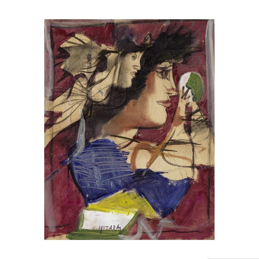 dimitris mytaras 1934 2017 femme et ange · Bonhams · 2025-11-19 Dimitrios Mytaras comparable auction result: dimitris mytaras 1934 2017 femme et ange