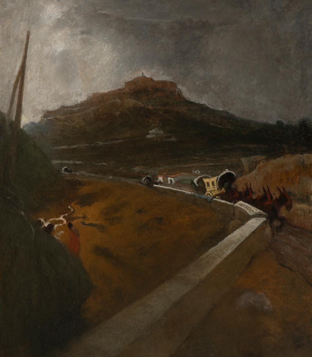 Jacobus van Looy comparable auction result: jacobus van looy dutch 1855 1930 huifkarren bij alicante horse drawn carts near alicante c 1885 1886