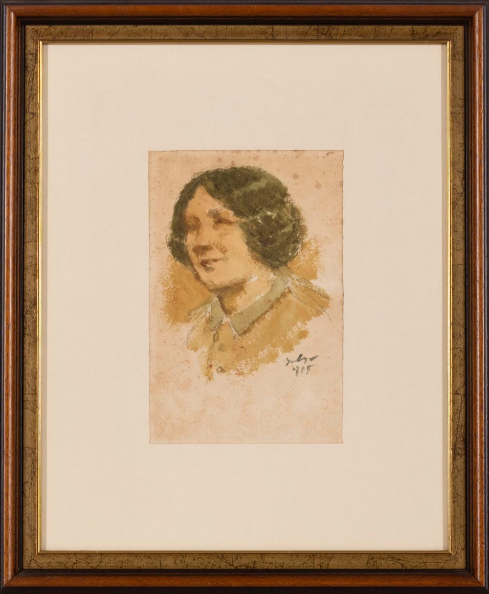 abel salazar retrato de figura feminina t cnica mista sobre papel dim aprox 26 x 17 cm · Palácio do Correio Velho · 2025-11-17 Abel Salazar comparable auction result: abel salazar retrato de figura feminina t cnica mista sobre papel dim aprox 26 x 17 cm