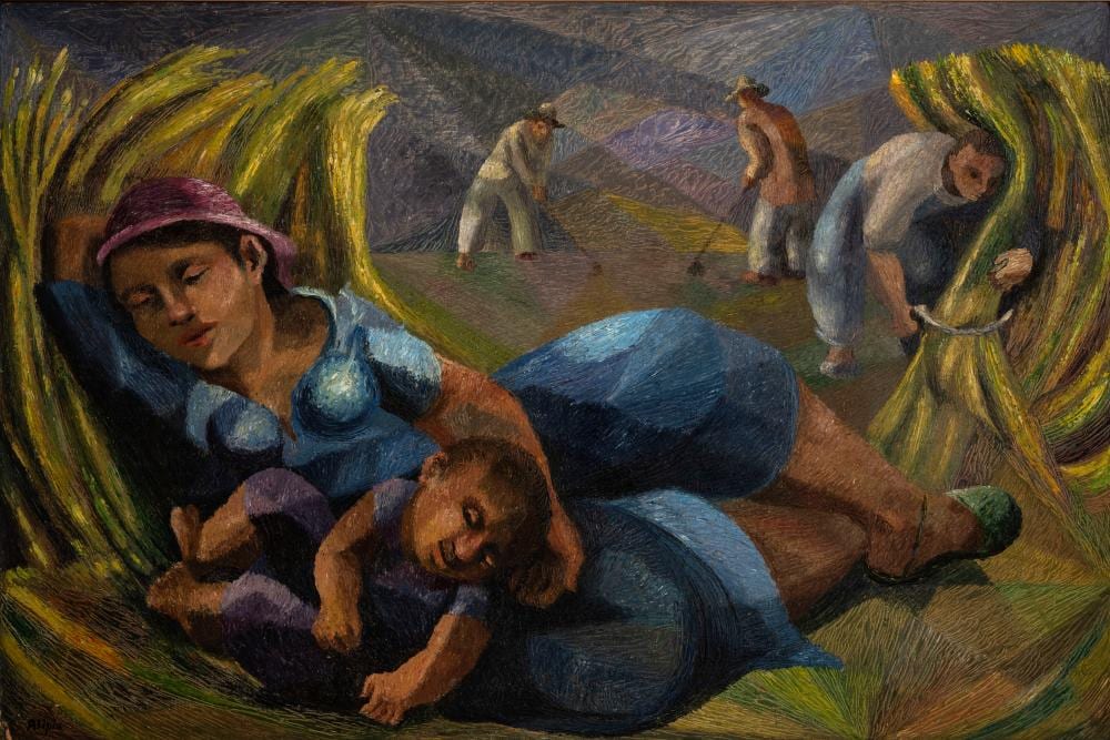 Alipio Jaramillo. Reposo , década de 1950 . comparable sale