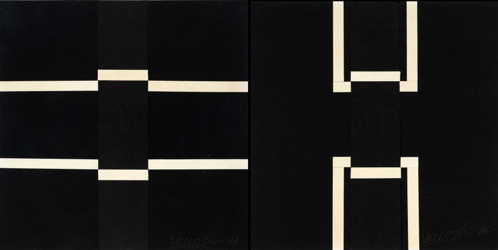 Manolo Vellojín. Díptico , 1976 . comparable sale