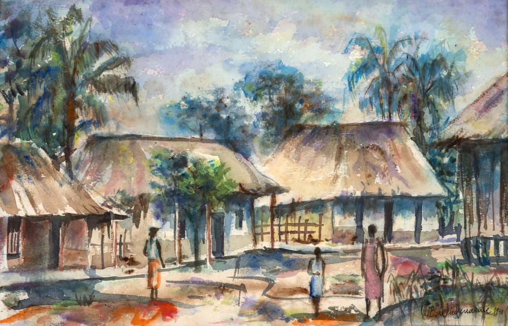 Guillermo Wiedemann. Paisaje del Chocó , 1940 . comparable sale