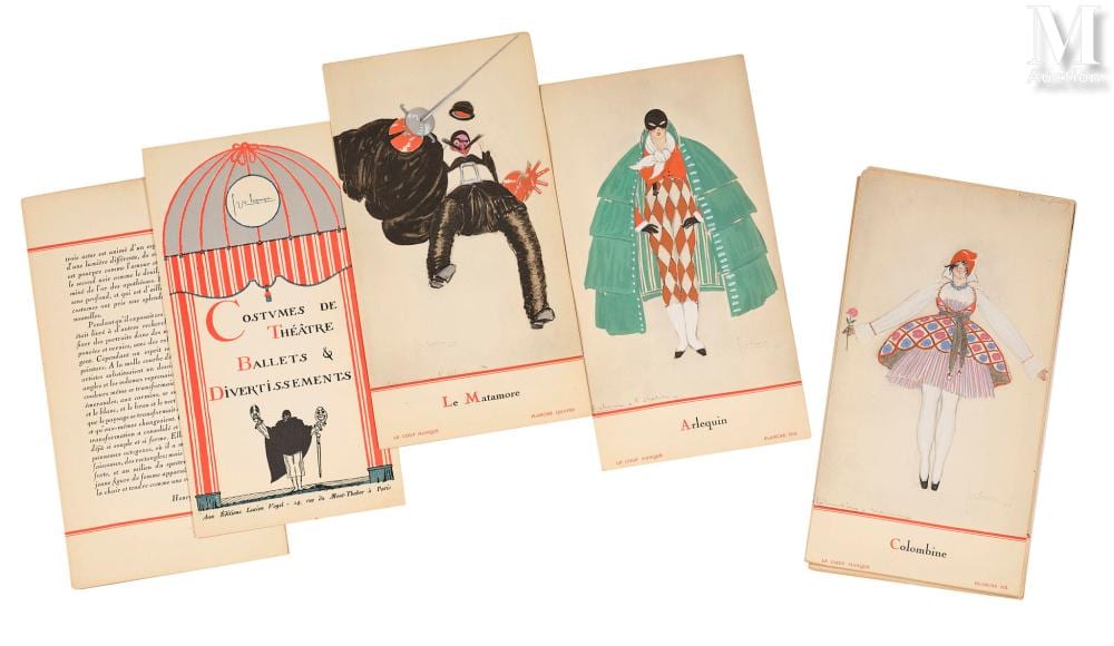 Georges Lepape comparable auction result: georges lepape 1887 1971 costume de th tre ballets et divertissements