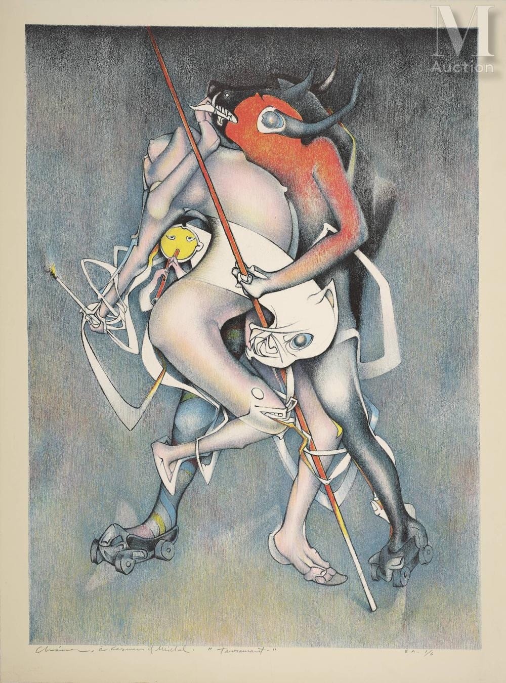 Gerardo Chávez comparable auction result: gerardo ch vez 1937 2025 tauramant 1985