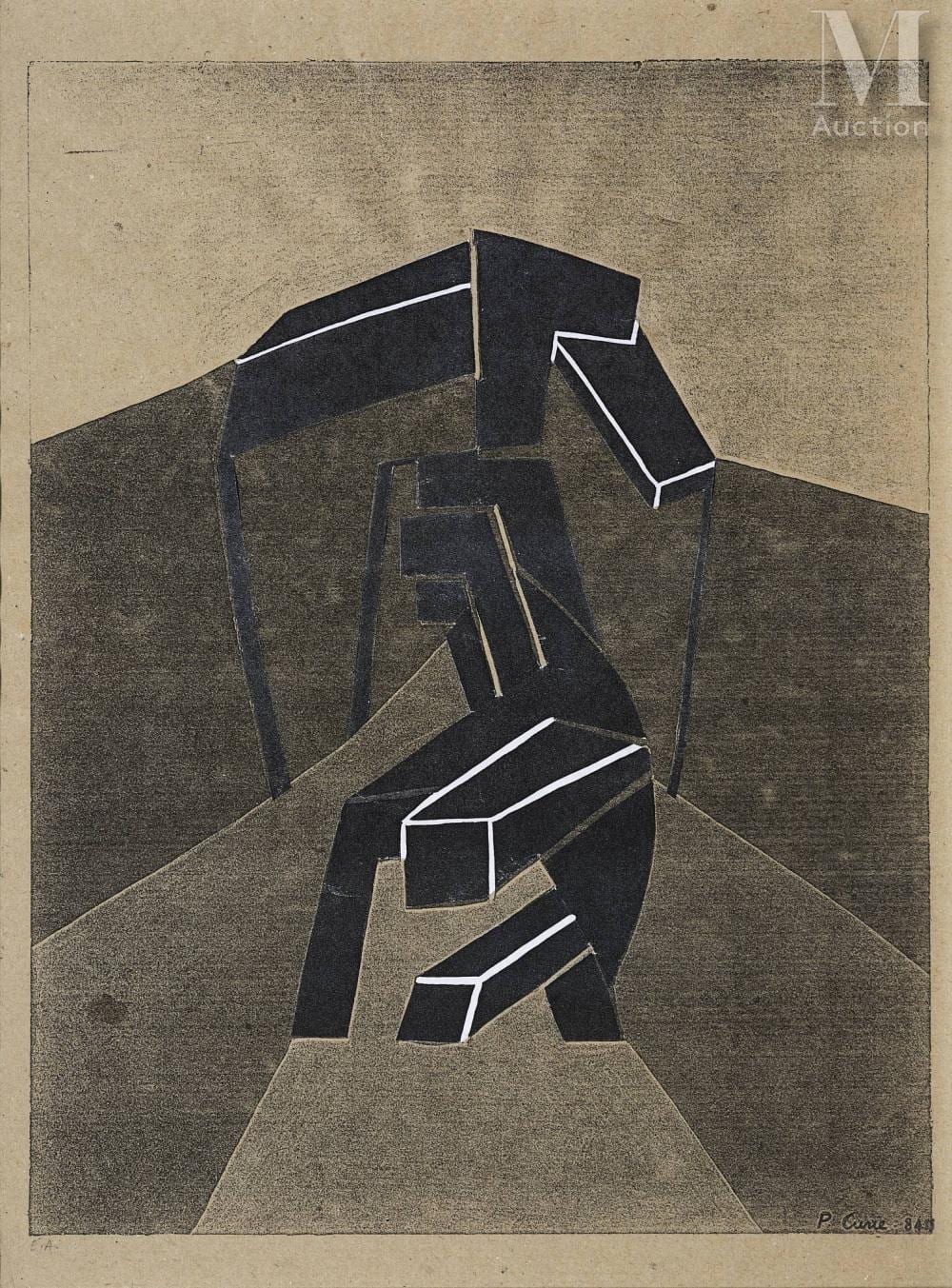 Parvine Curie comparable auction result: parvine curie n e en 1936 sans titre 1984