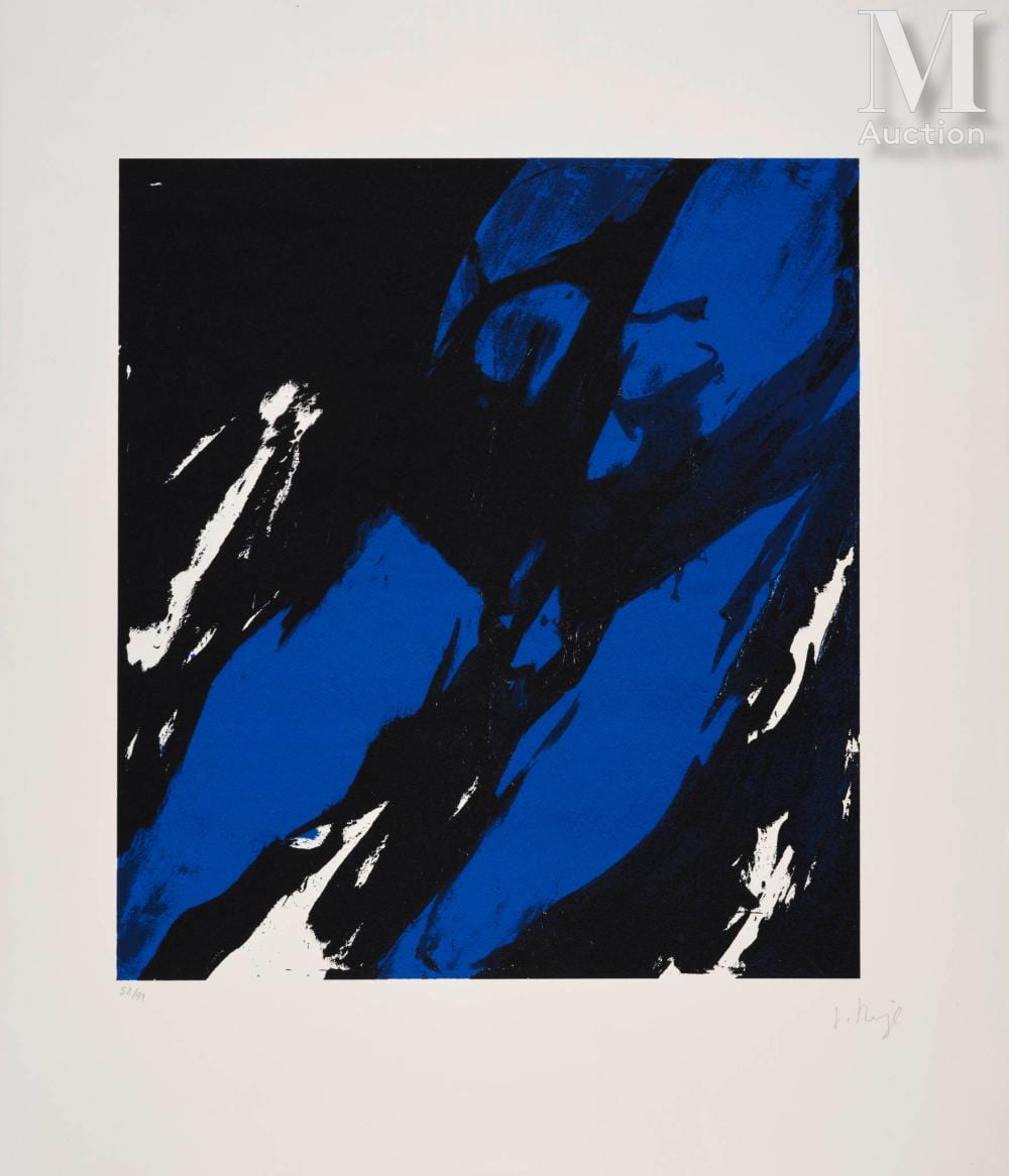 Judit Reigl comparable auction result: judit reigl 1923 2020 homme bleu 1972