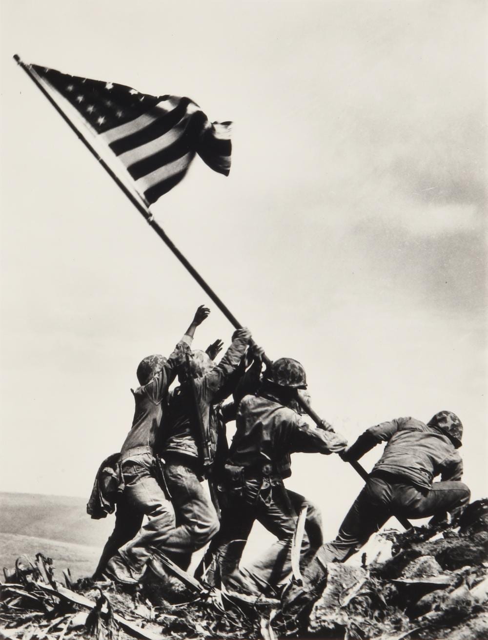 Joe (1931) Rosenthal comparable auction result: joe rosenthal 1911 2006 raising the flag at iwo jima 145