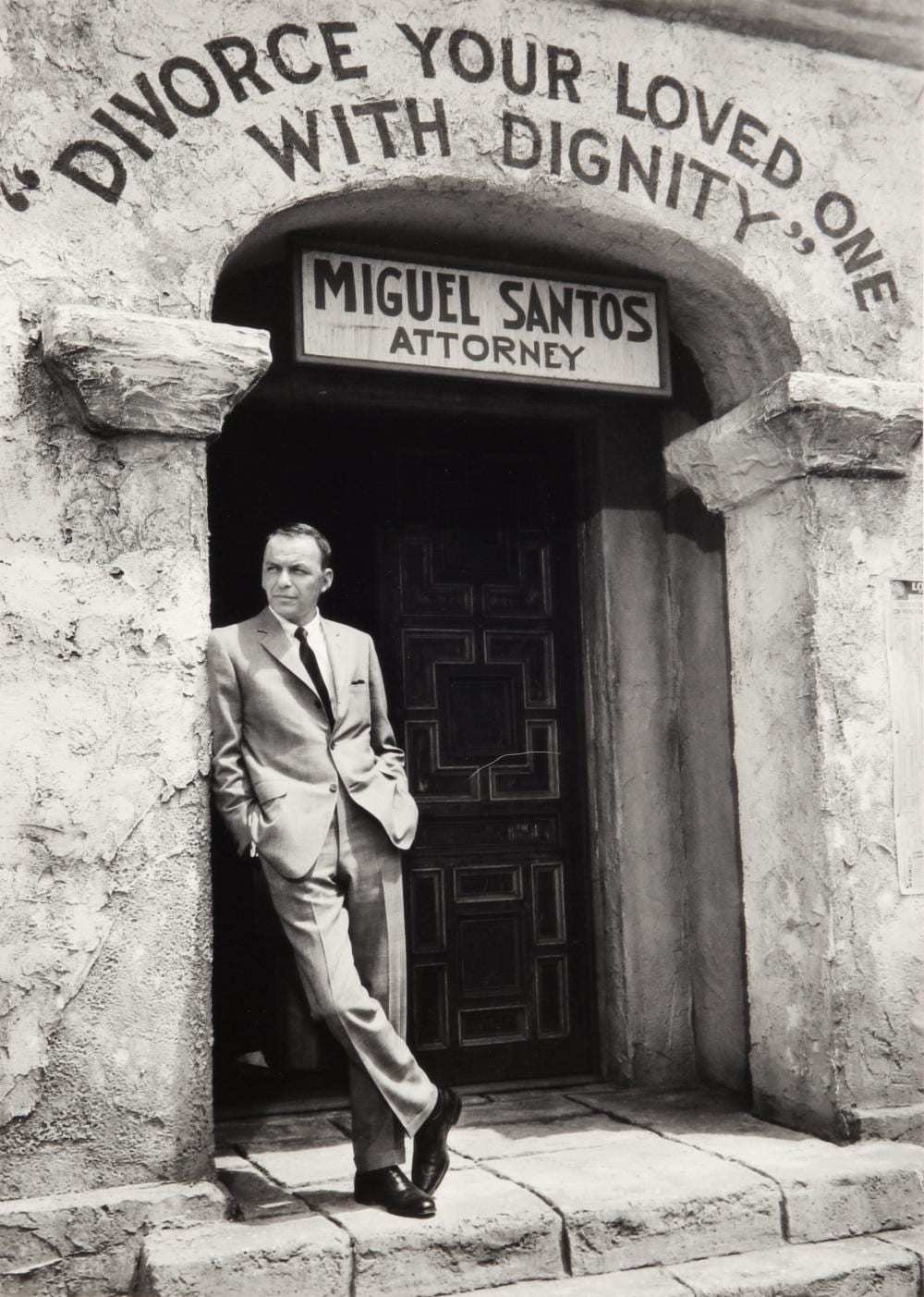 Bob Willoughby comparable auction result: bob willoughby 1927 2009 frank sinatra on the set of marriage on the rocks 1965