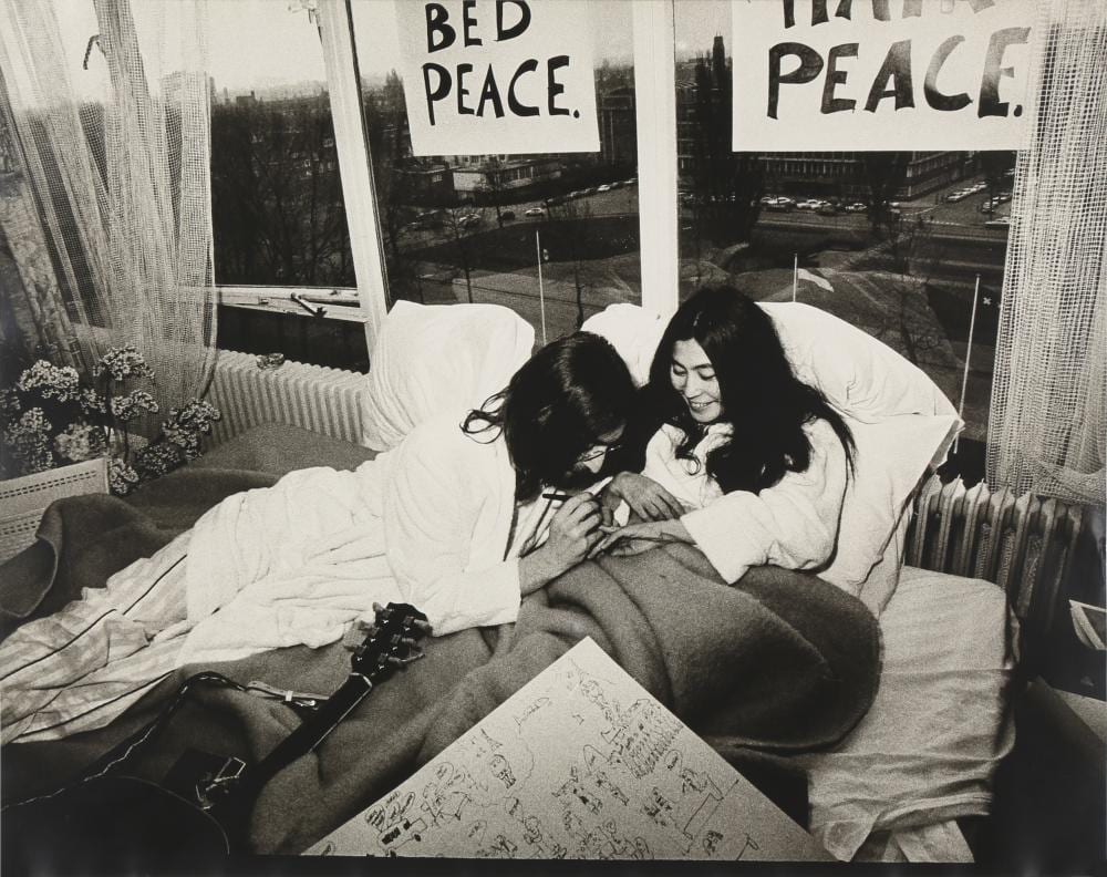 tony grylla b 1941 john lennon and yoko ono bed sitting amsterdam 1968 · Chiswick Auctions · 2025-11-27 Tony Grylla comparable auction result: tony grylla b 1941 john lennon and yoko ono bed sitting amsterdam 1968