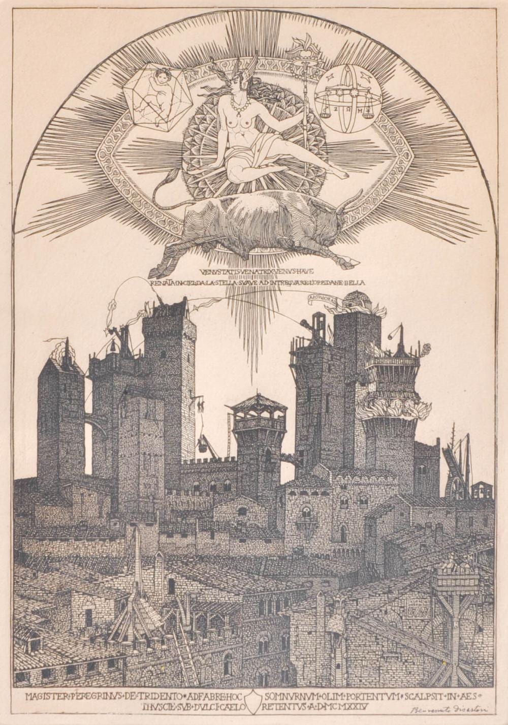 Benvenuto Disertori comparable auction result: benvenuto disertori trient trento 1887 mailand milano 1969