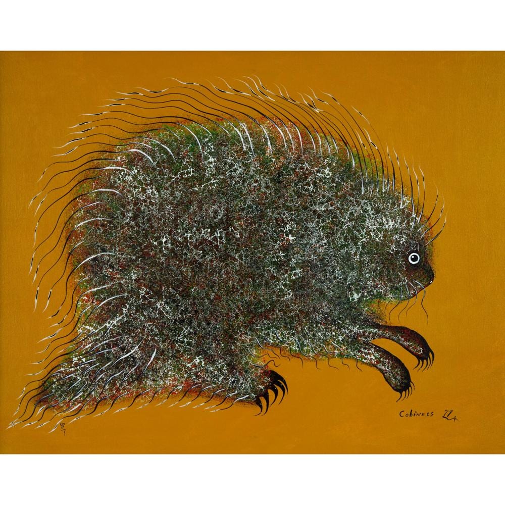 Eddy Cobiness comparable auction result: eddy cobiness 1933 1996 porcupine 1979
