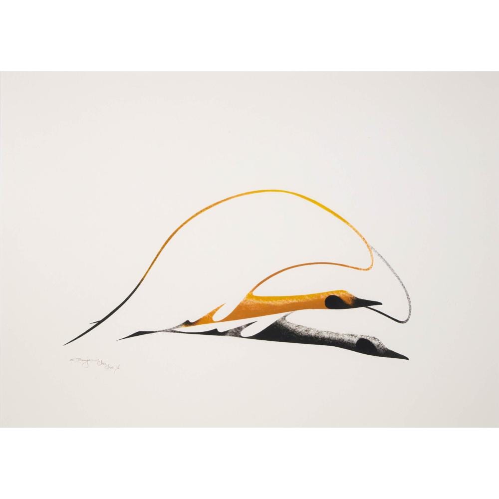 Benjamin Chee Chee comparable auction result: benjamin chee chee 1944 1977 untitled geese 1976