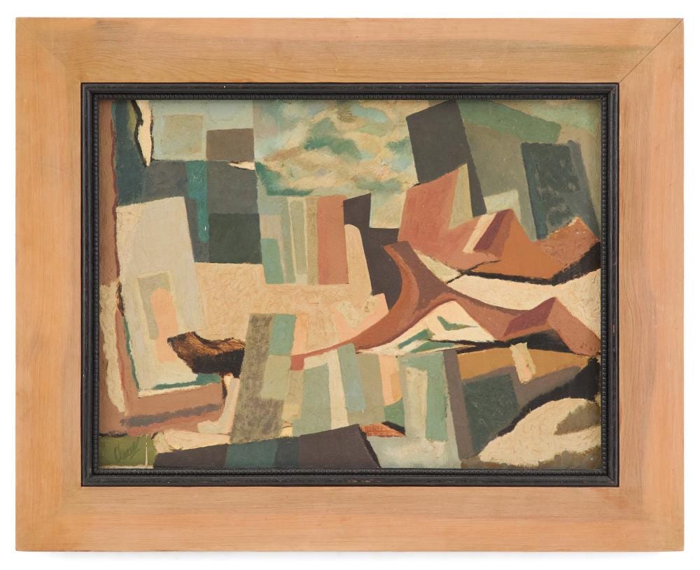Jean Clemmer comparable auction result: john clemmer american louisiana 1921 2014 abstraction