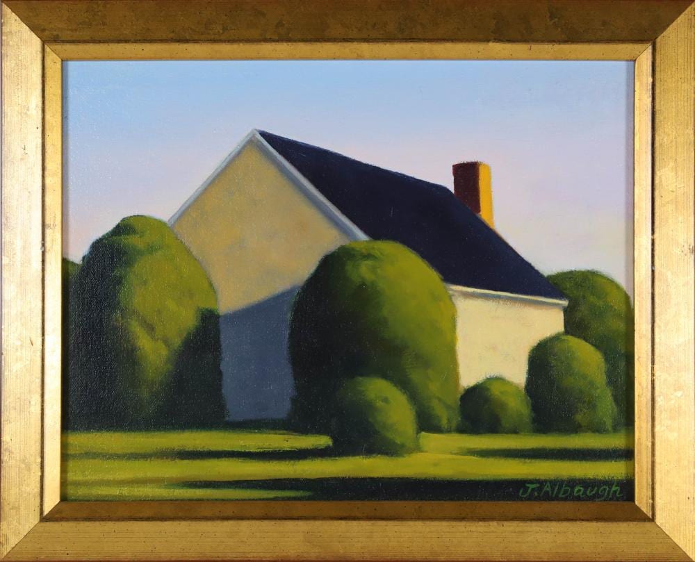 Joan Albaugh comparable auction result: joan albaugh oil painting summer light