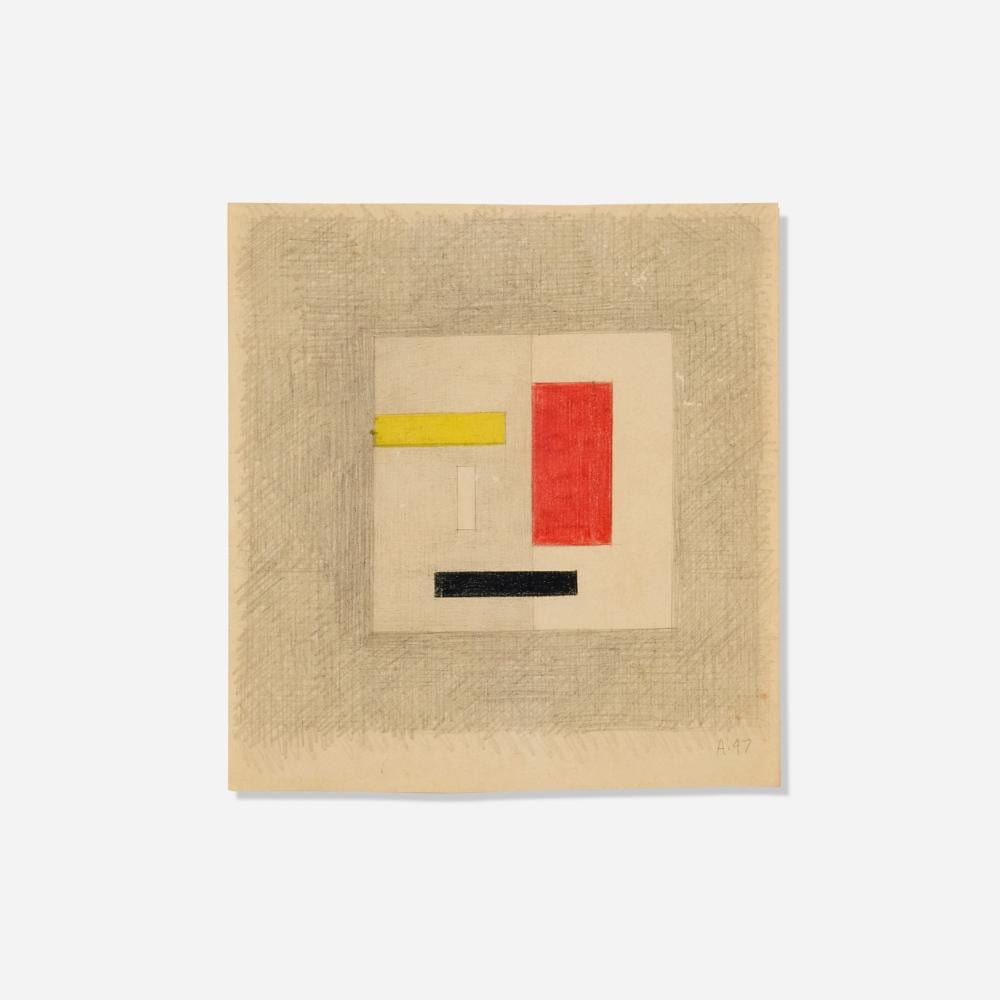 Burgoyne Diller comparable auction result: burgoyne diller untitled