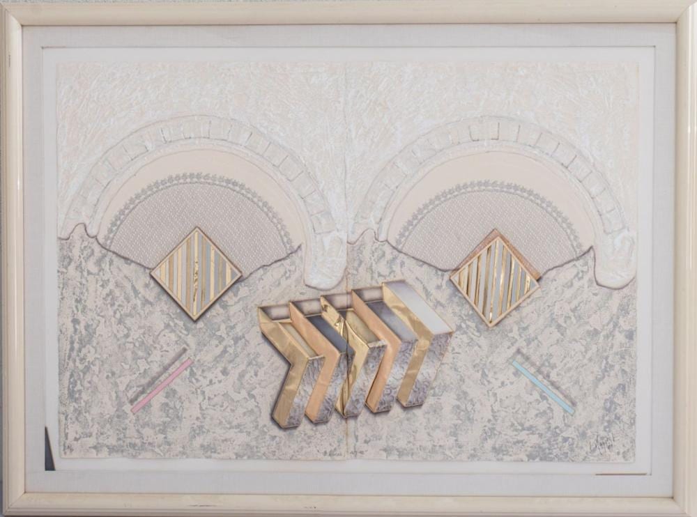 Luis Mazorra comparable auction result: luis mazorra trifocal 47 b mixed media