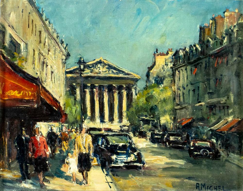 A. Michel comparable auction result: andre michel france canada 1945 oil painting