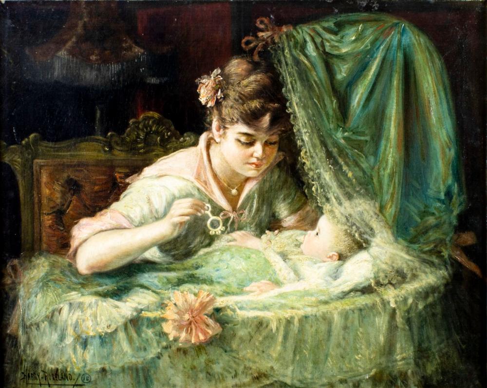 Harry Roseland comparable auction result: harry roseland ny 1866 1950 oil painting