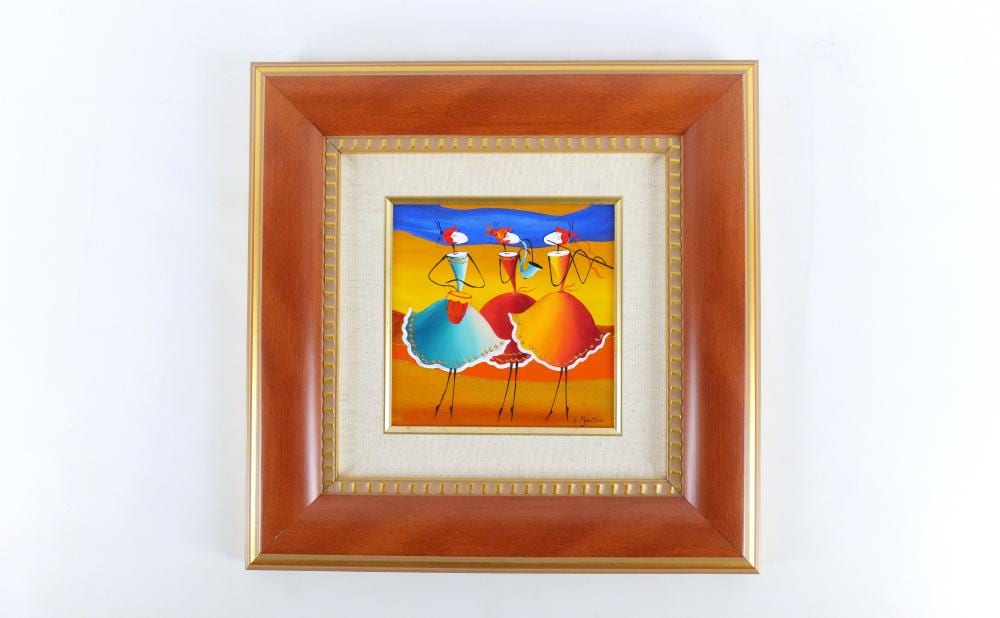 Esther Myatlov comparable auction result: oil on wood panel by esther myatlov