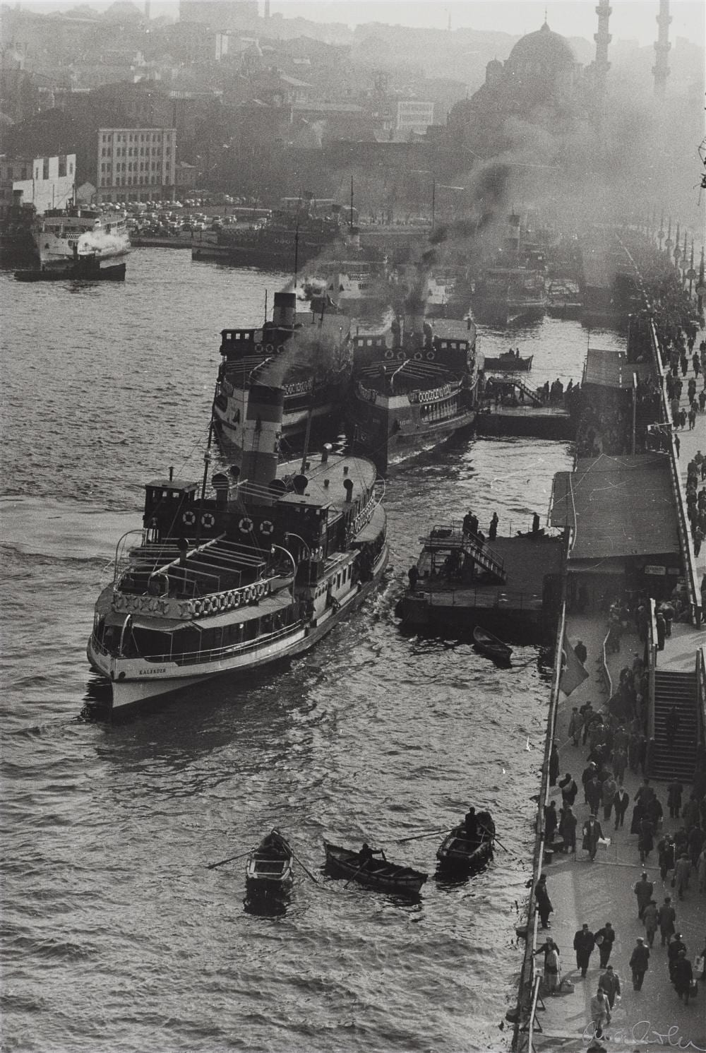 Ara Güler comparable auction result: ara g ler galata bridge istanbul 1955