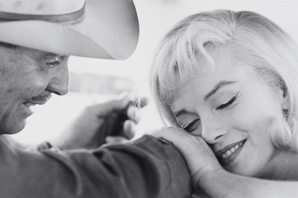 Cornell Capa comparable auction result: cornell capa marilyn monroe and clark gable during the filming of the misfits nevada 1960