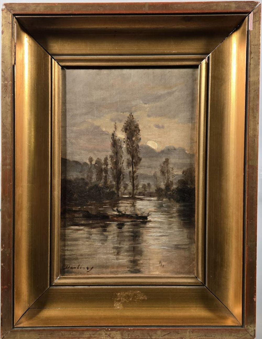 Charles-François Daubigny comparable auction result: charles fran ois daubigny 1817 1878 dans le go t paysage