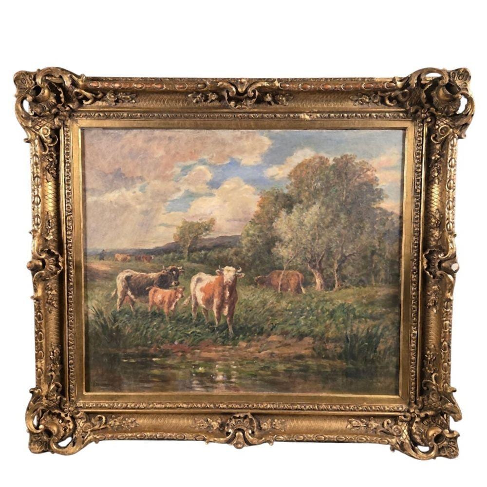 james desvarreux larpenteur 1847 1937 paysage aux vaches · Osenat · 2025-11-23 James Desvarreux-Larpenteur comparable auction result: james desvarreux larpenteur 1847 1937 paysage aux vaches